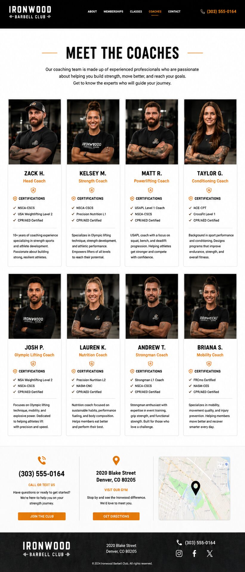 Team design mockup